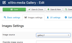 Image Settings - emgallery