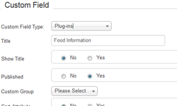 Create and Configure the custom field